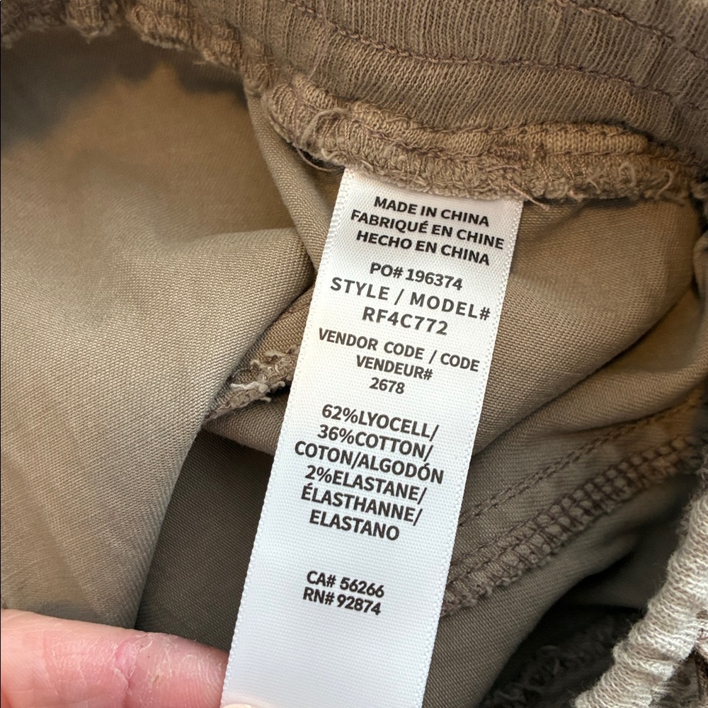 NWT Splendid Shay Twill Pants Tawny Sz S - Picture 12 of 12